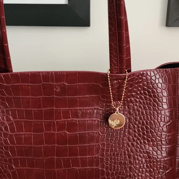 CATCH ALL TOTE CROC EFFECT - Picture 7 of 11